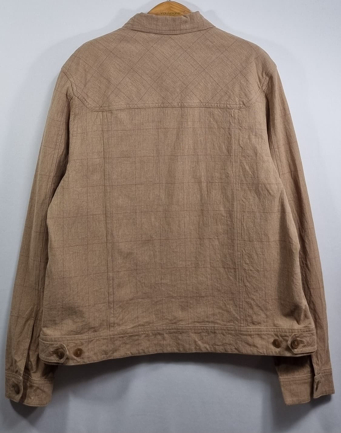 L (77) 에스카다 브라운 체크 자켓 상품이미지2