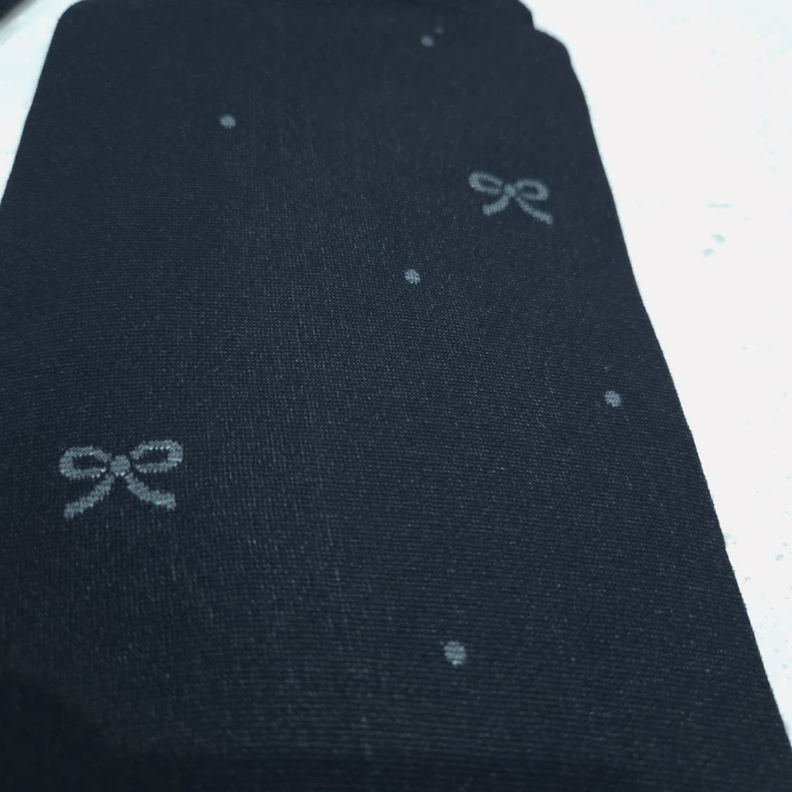 GUNZE 우노간다 콜라보 리본패턴 팬티스타킹 상품이미지2