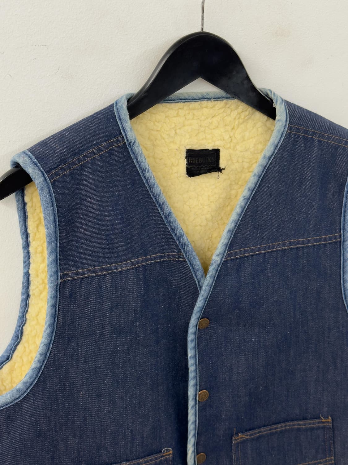 70's시어스 쉐르파 데님 베스트 상품이미지2