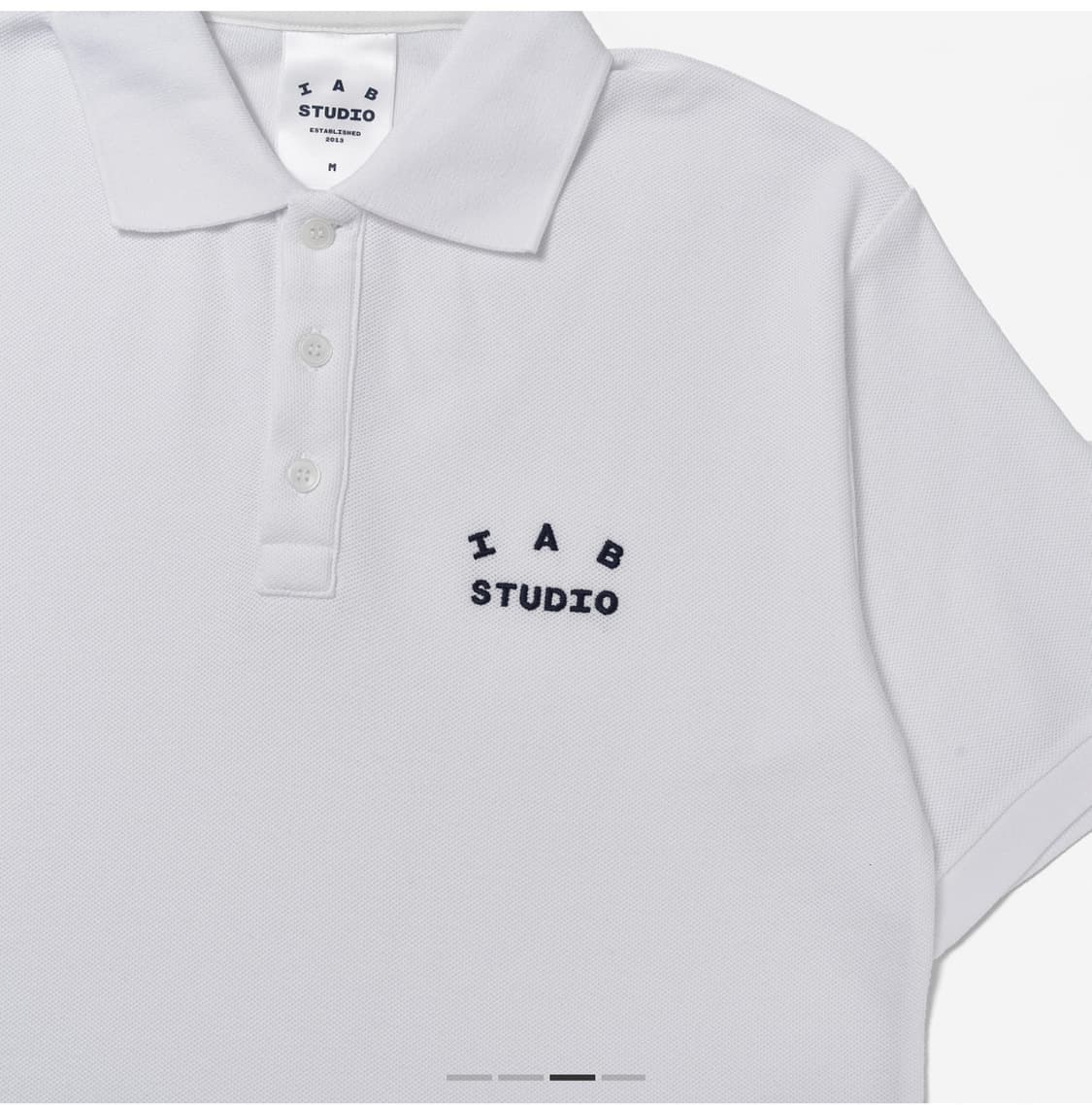 [XXL] 아이앱 스튜디오 카라티 피케 티셔츠 화이트 상품이미지4