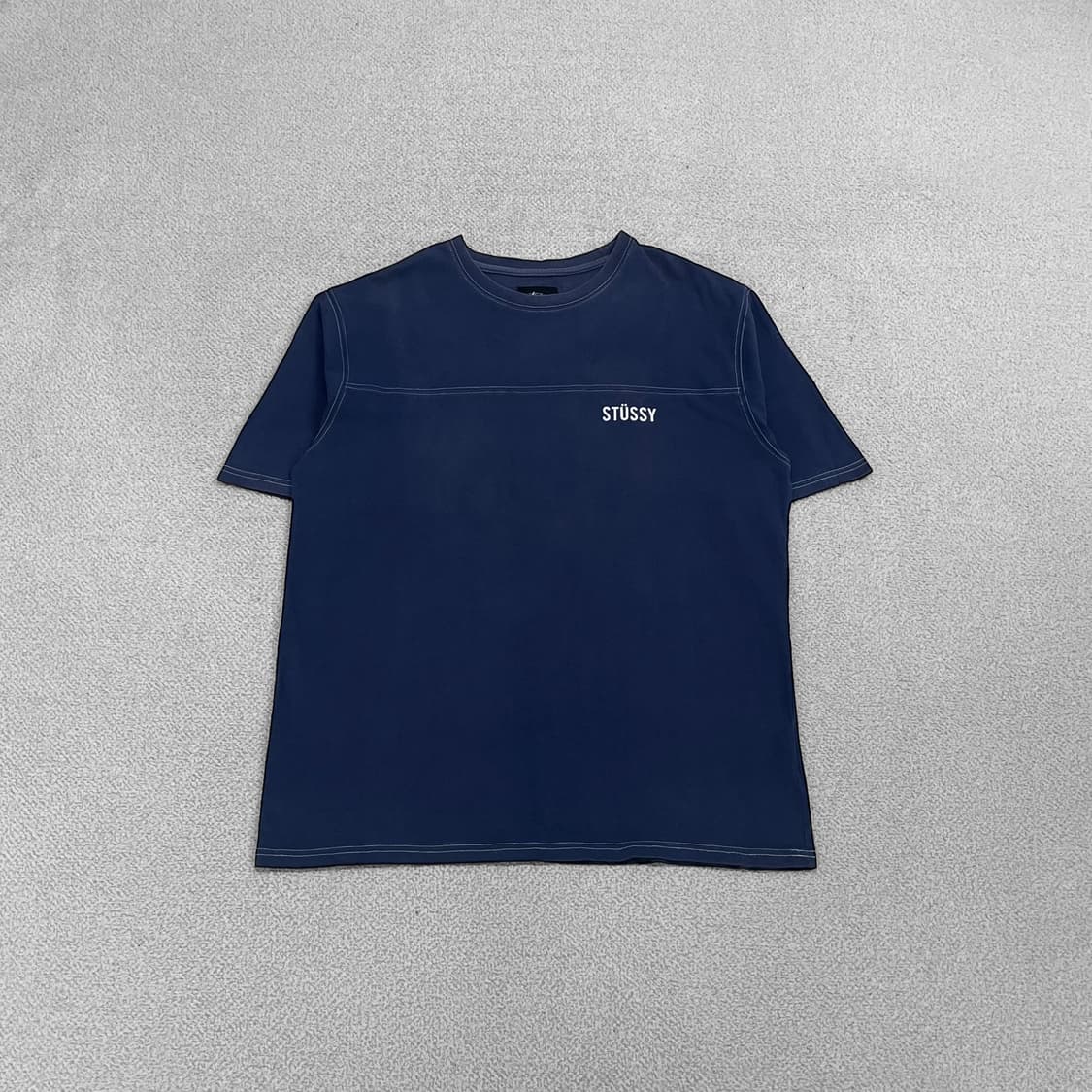 스투시 Stussy 스펠 로고 코튼 반팔 티셔츠 상품이미지2