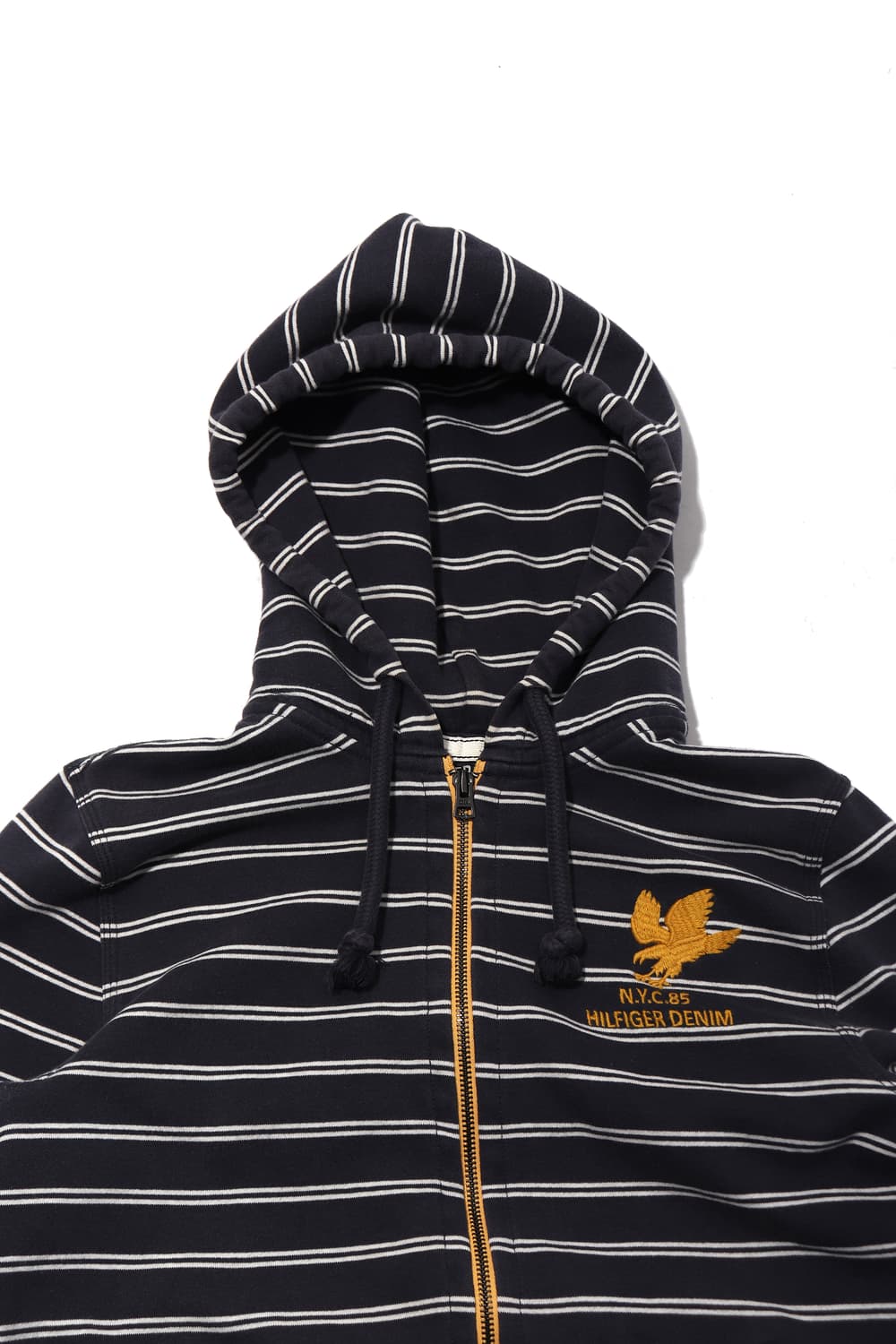 TOMMY HILFIGER 스트라이프 후드 집업 size M 상품이미지4