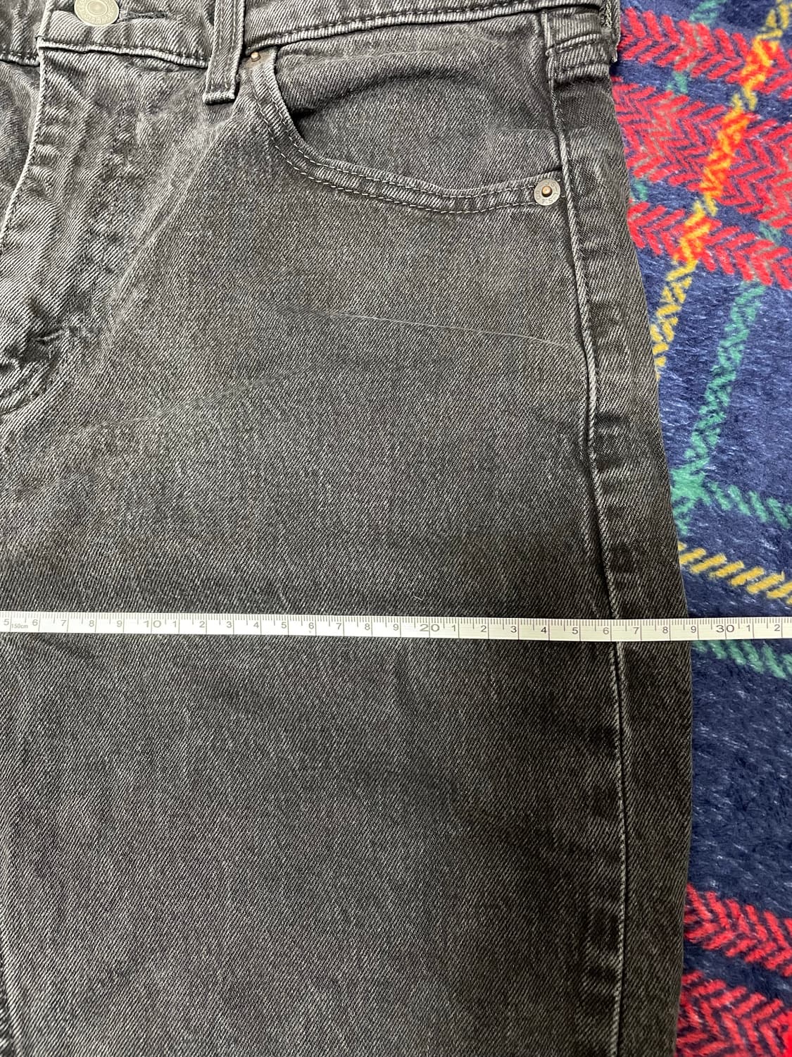 리바이스 505 블랙 스트레이트 진 상품이미지6