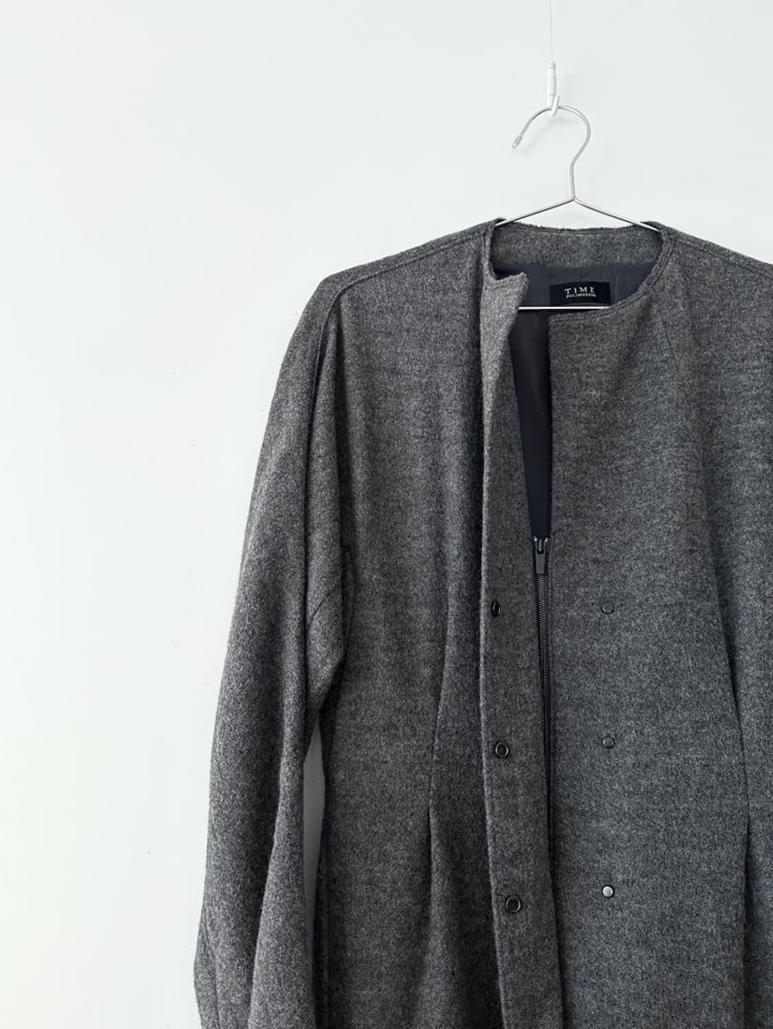 TIME pintuck flare ops / grey 상품이미지2