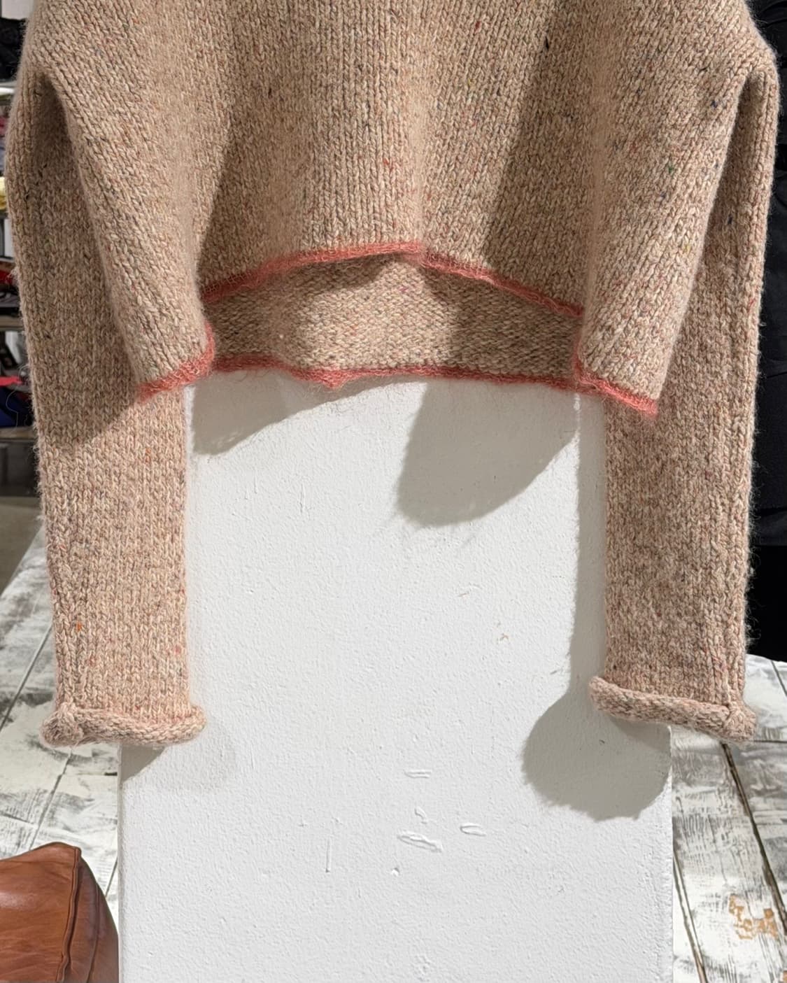 포르테 포르테 핑크 딥 브이넥 스웨터 상품이미지5