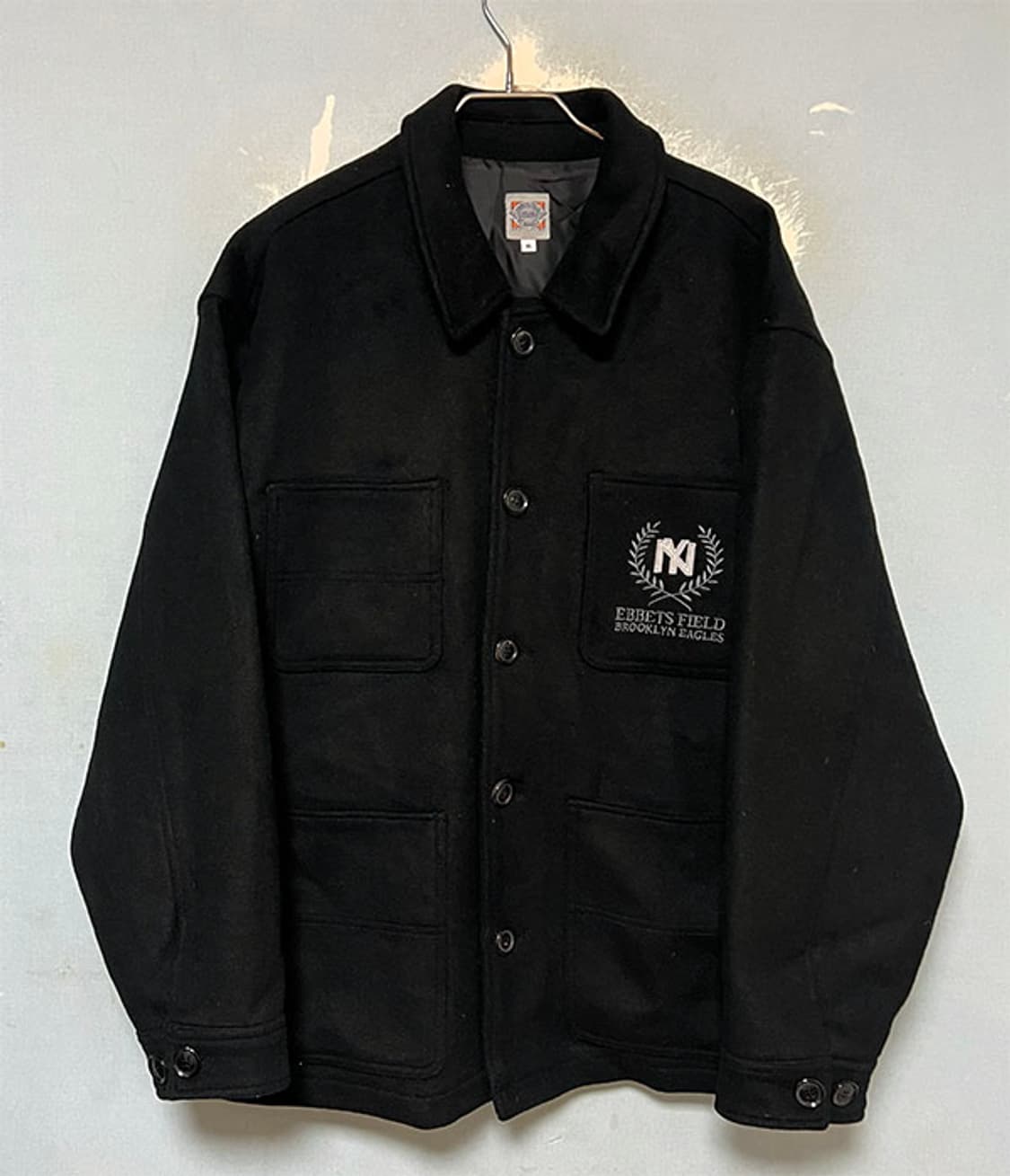 이벳필드 남자 커버울 자켓 블랙 캐주얼 모직 XL 105 상품이미지1