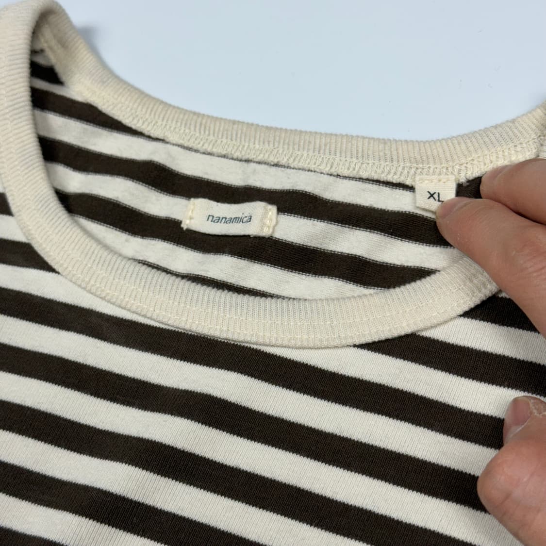 (105) 나나미카 보더 롱슬리브 티셔츠 상품이미지6