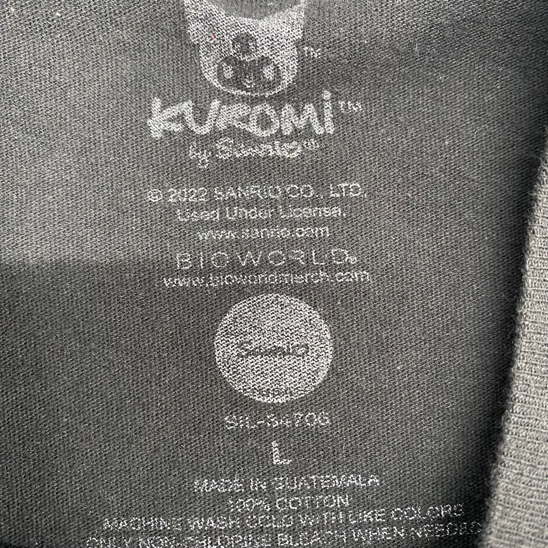 산리오 쿠로미 오피셜 애니메이션 티셔츠 애니티 상품이미지3