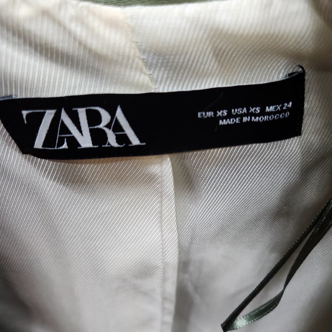 자라 ZARA 비스코스 소재 오픈 블레이저 자켓XS(S) 상품이미지5