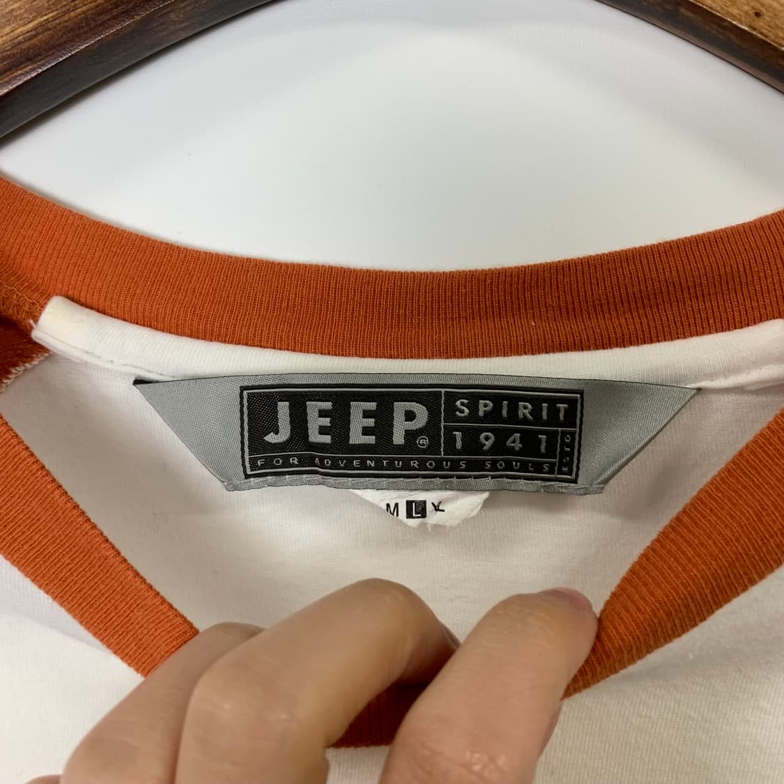 지프 y2k 와투케 나그랑 배색 롱슬리브 긴팔티 상품이미지6