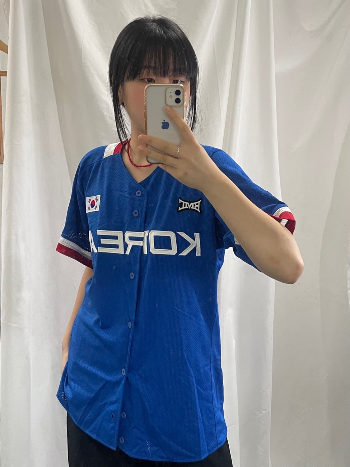 BIVIC 한국 36 블록코어 유니폼 블루 XL 상품이미지1