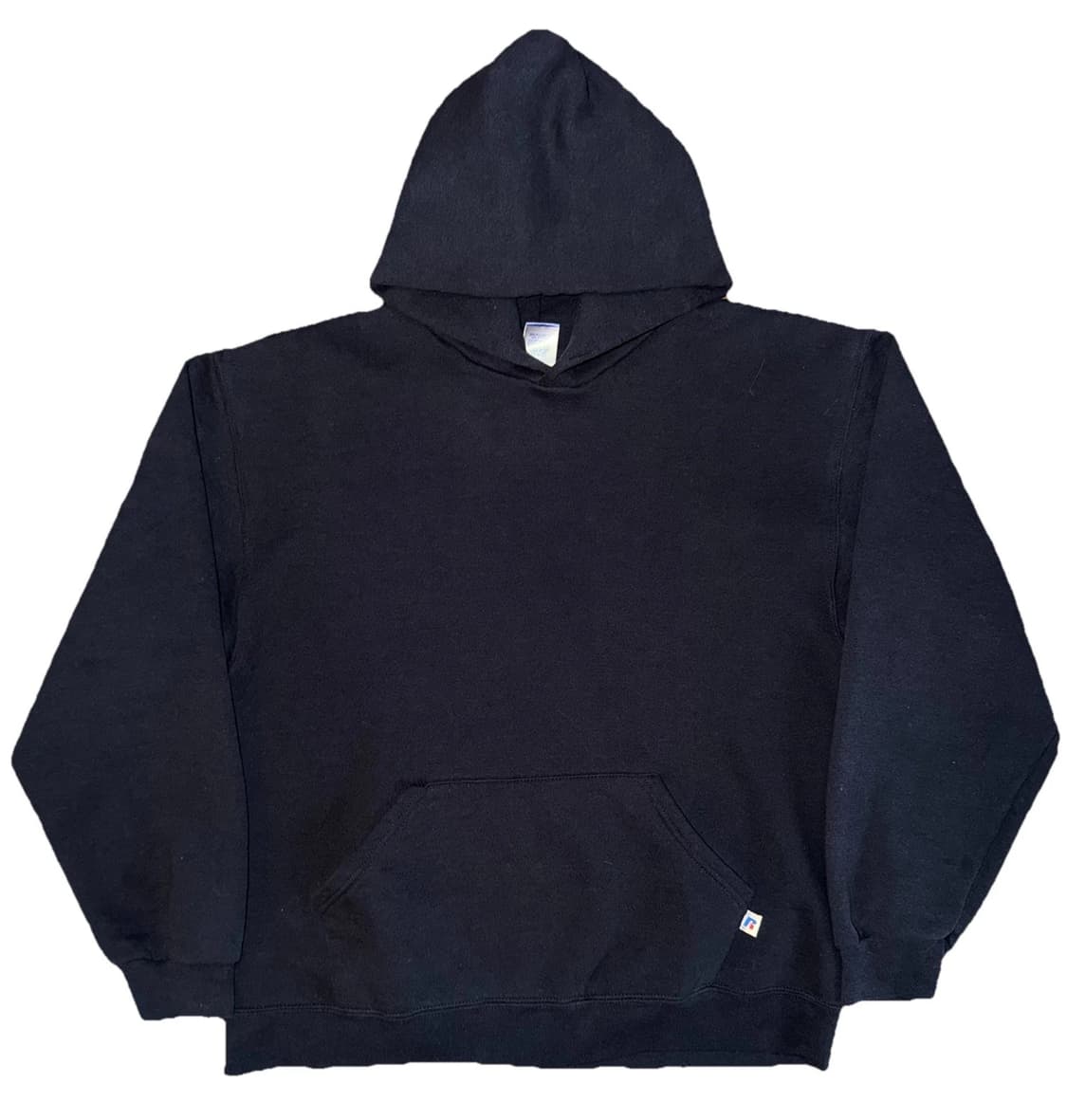 러셀 애슬레틱 빈티지 검은색 풀오버 후드티 상품이미지1