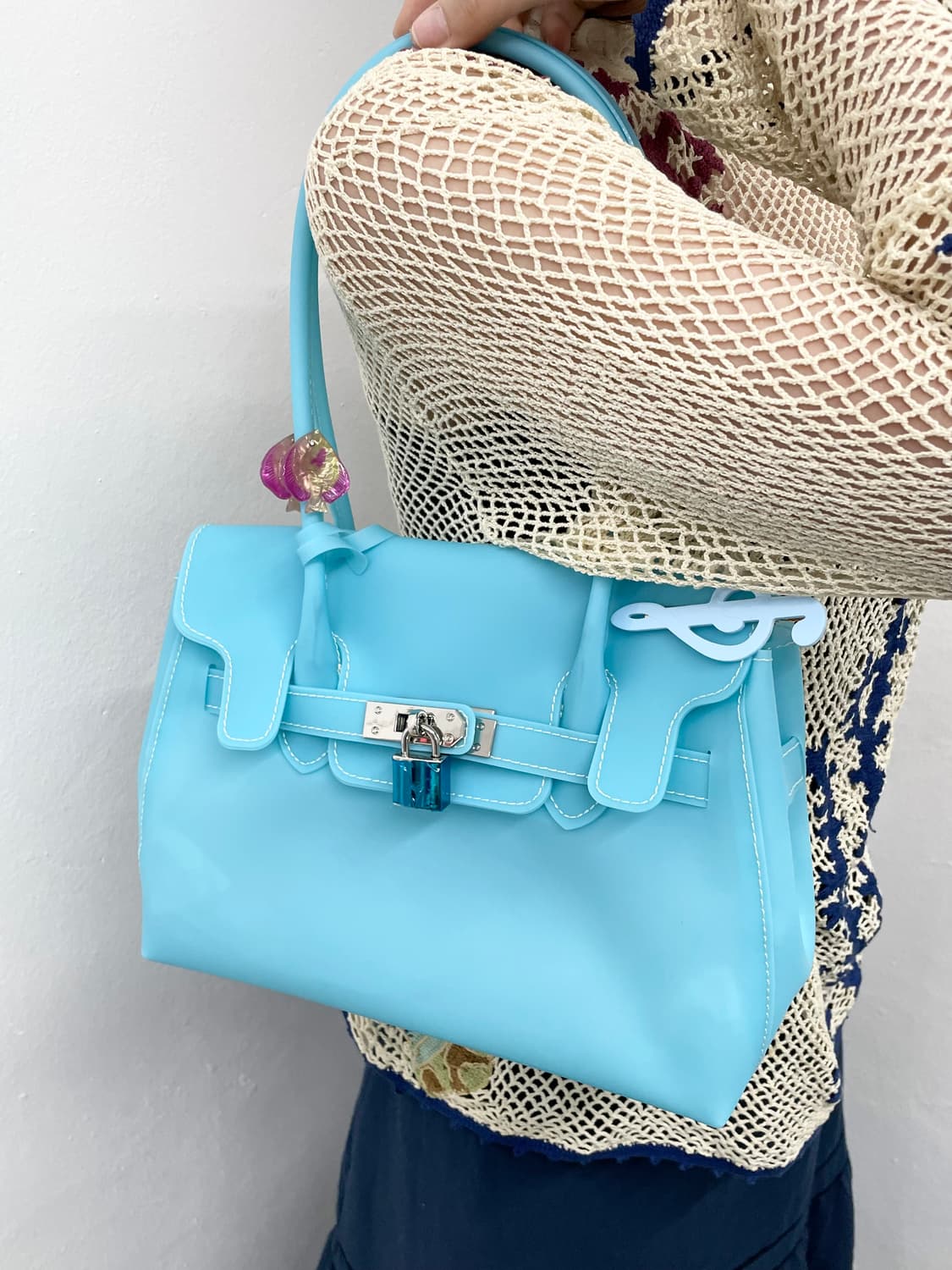 레몬 미니 젤리 버킨백🍋 상품이미지3