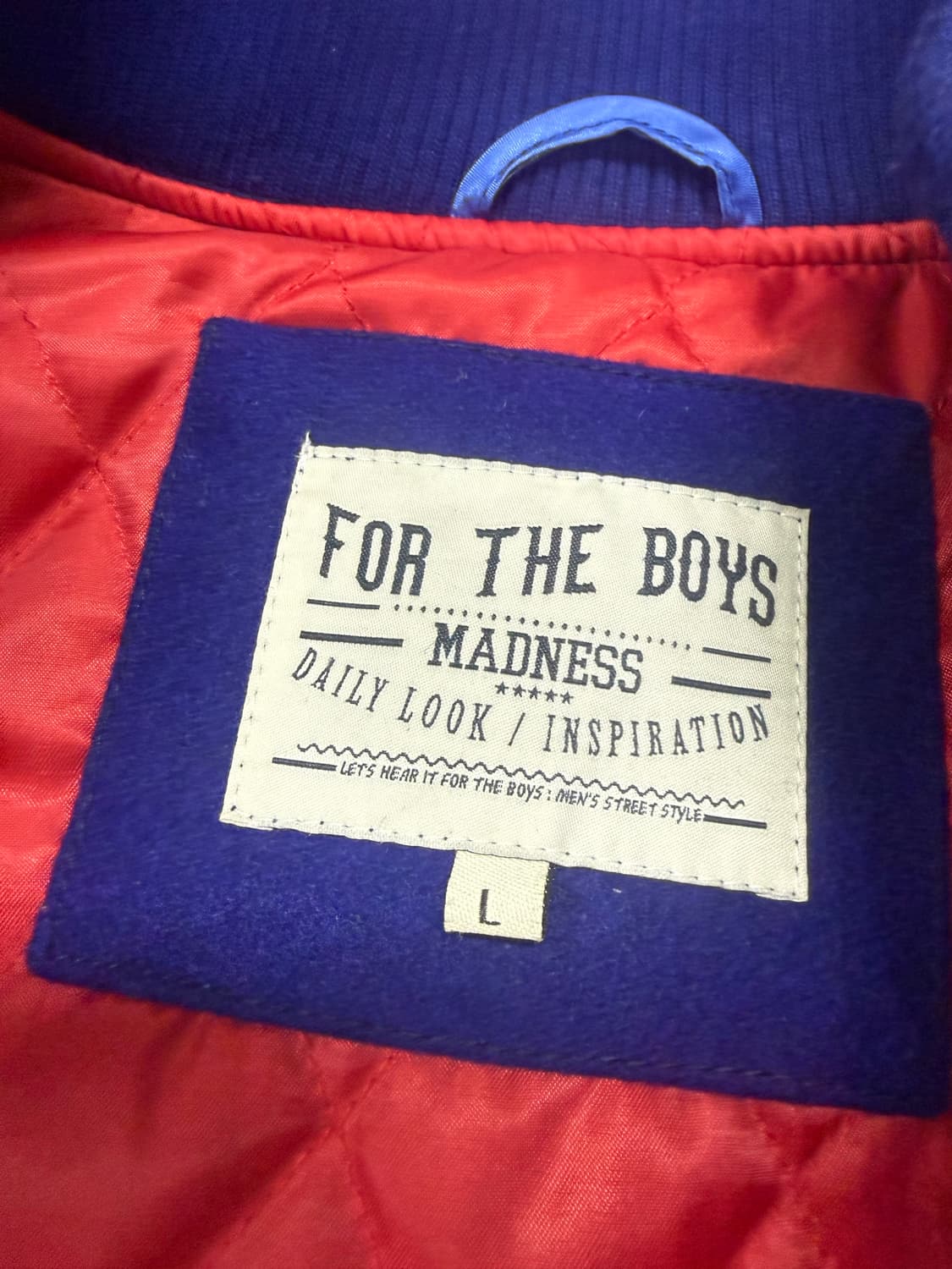 For The Boys Madness 울 바시티 자켓 상품이미지2