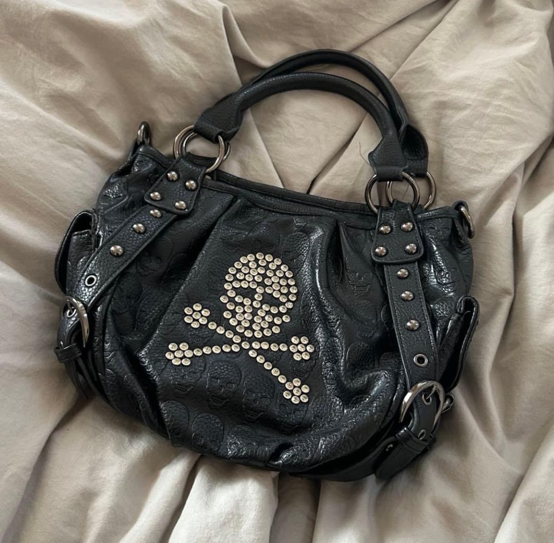 Japanes Vintage Bag 빈티지 가죽 백 가방 Y2K 상품이미지1