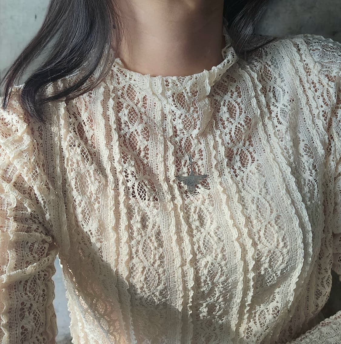 🇺🇸빈티지 네이티브 아메리칸 벌새 실버 목걸이 상품이미지4