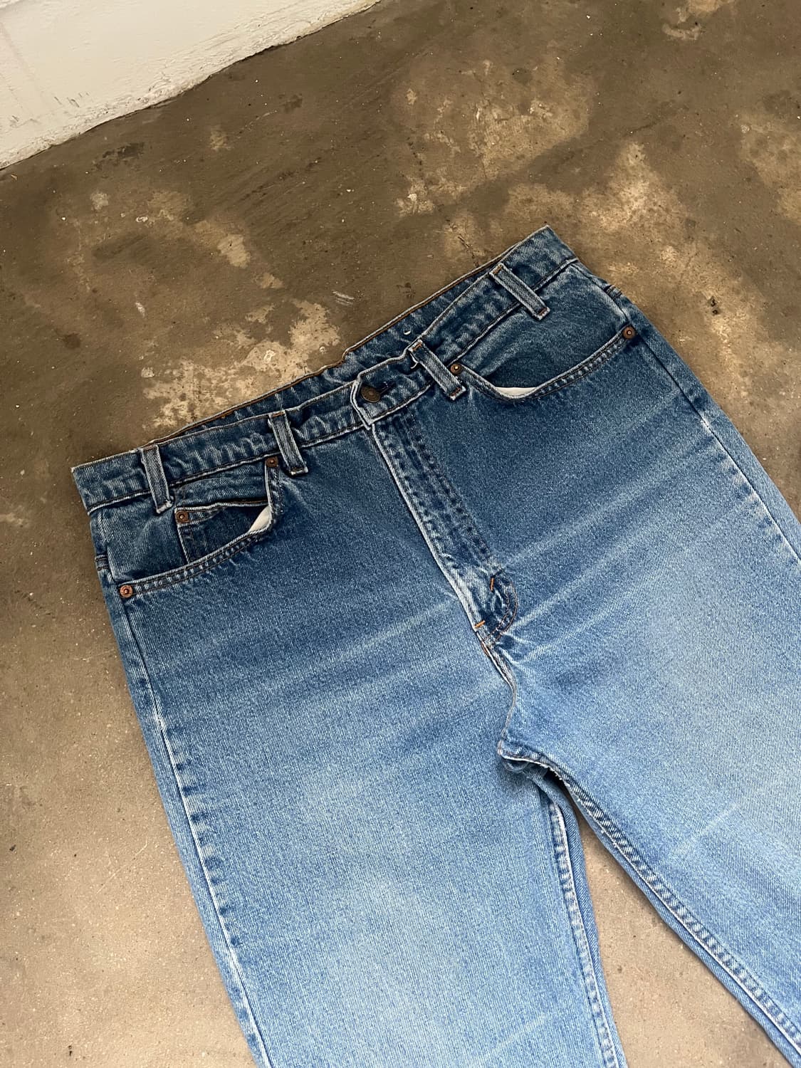 80s USA Levi's 517 연청 데님팬츠 상품이미지1