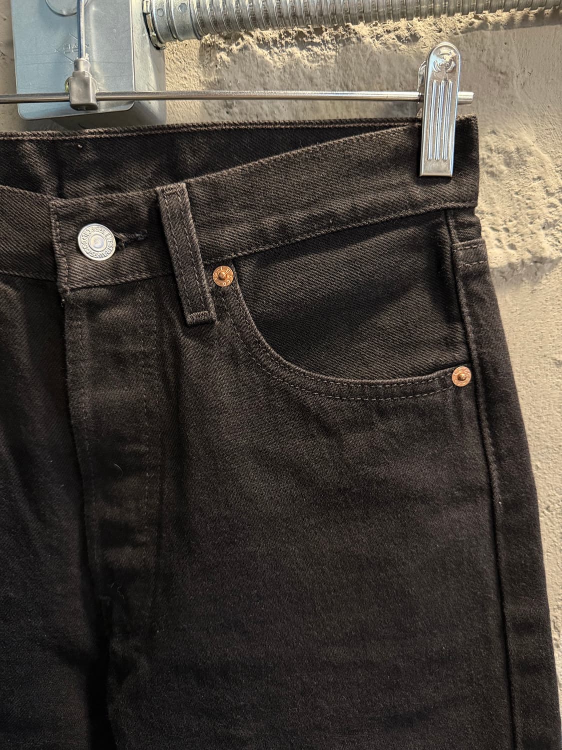 28 리바이스 1996년 USA LEVIS 501 블랙 데님 팬츠 상품이미지3