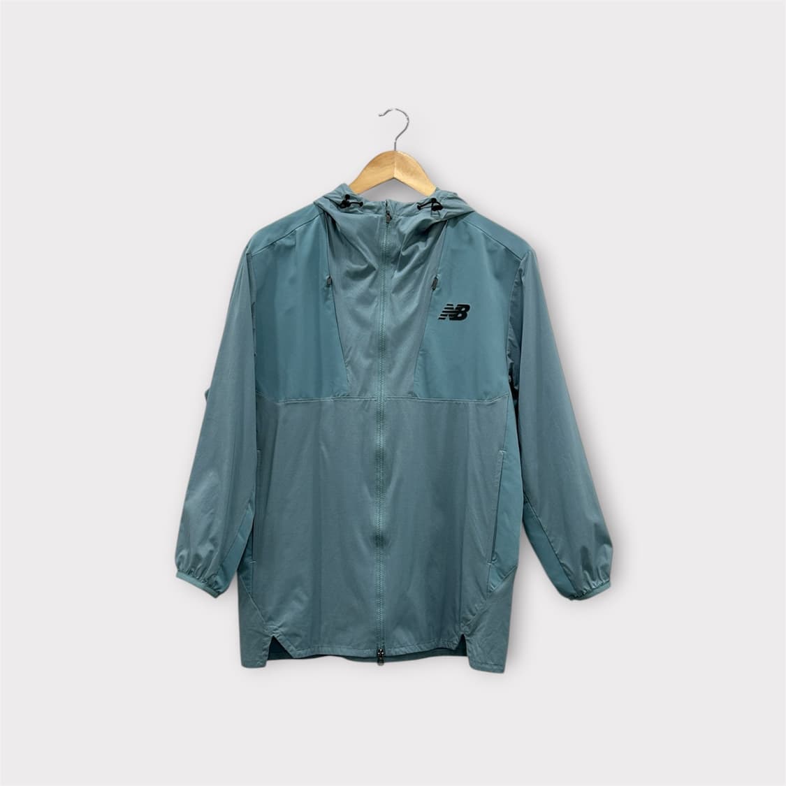 뉴발란스 경량 후드 바람막이 자켓 S 90 민트 상품이미지1