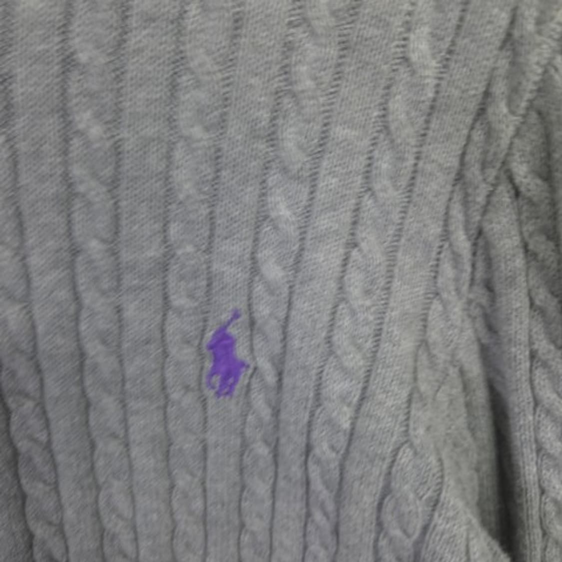 여 44-55 / 폴로랄프로렌 새상품급 꽈배기 니트 가디건 상품이미지3