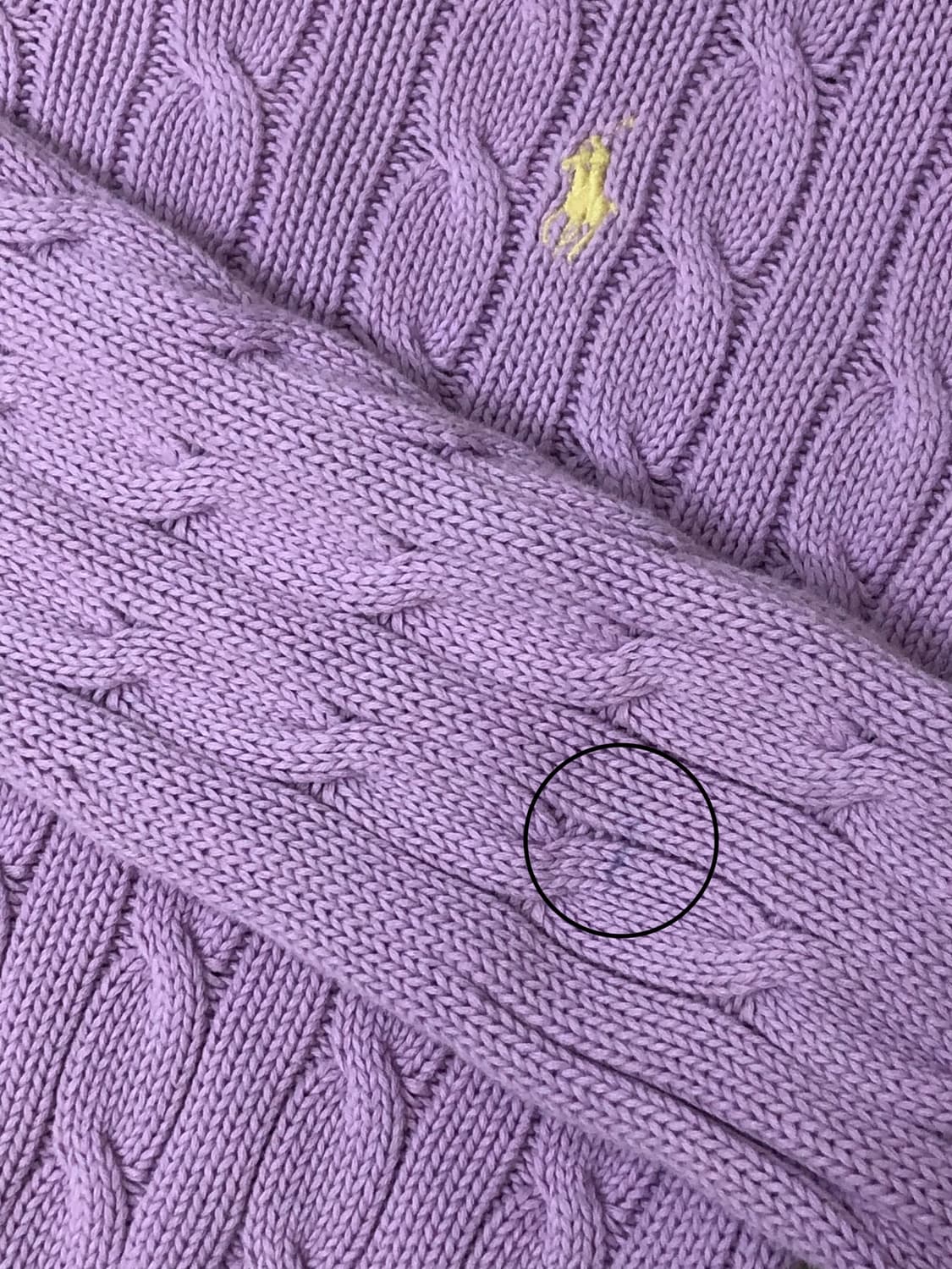 Polo 랄프로렌 스포츠 라벤더 케이블 니트 상품이미지6