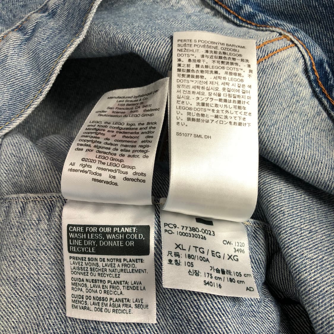 리바이스x레고 한정판 프리미엄 데님자켓  상품이미지8