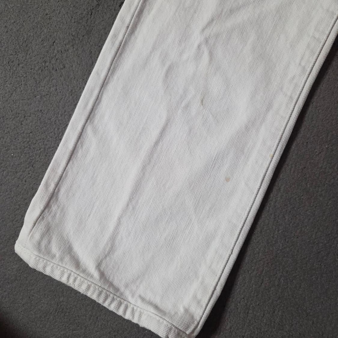폴로 화이트 데님 팬츠 32-34인치 상품이미지6