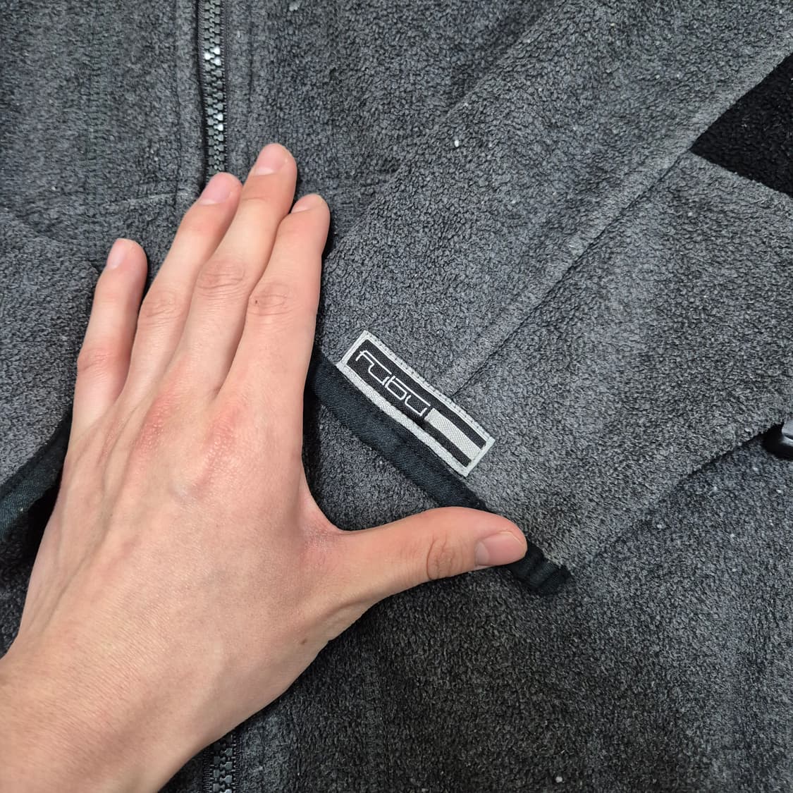 FUBU 푸부 남성 올드스쿨 로고 후리스 자켓 M(95) 상품이미지4