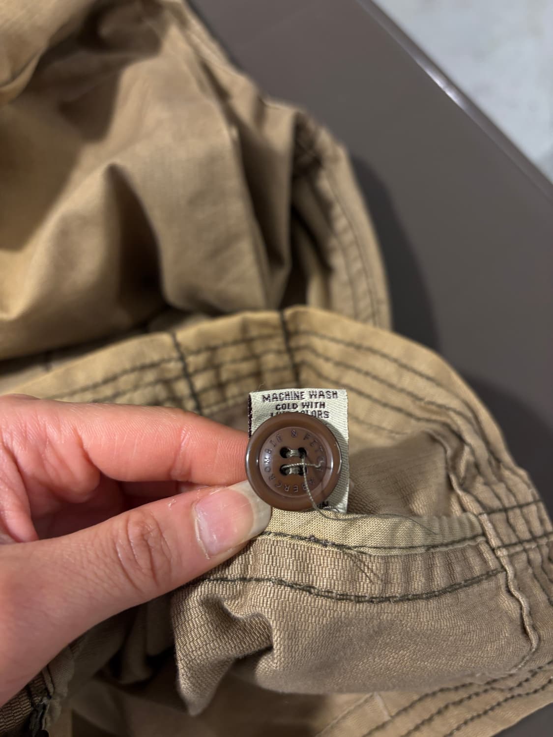 아베크롬비 워시드 면자켓  상품이미지8