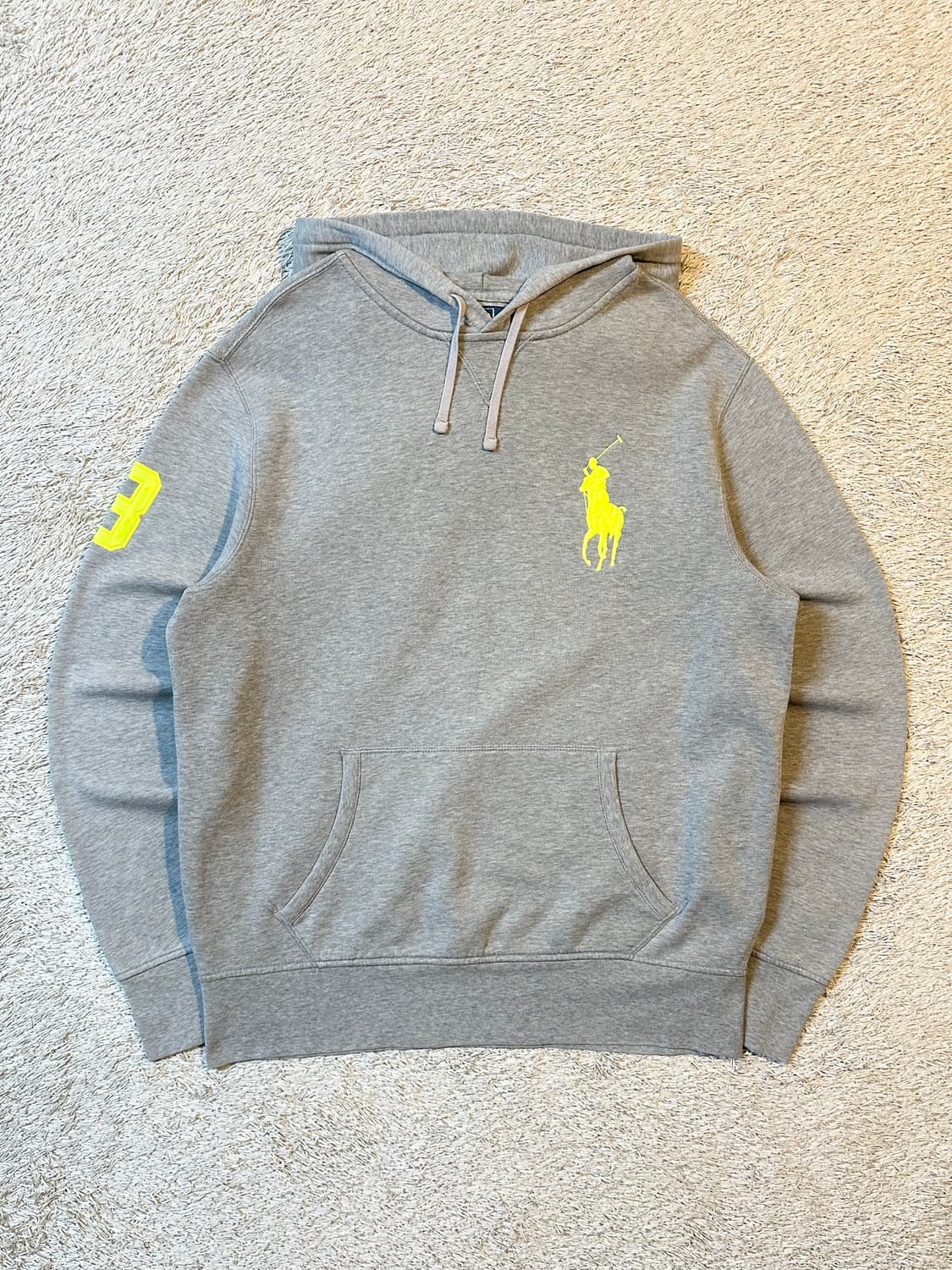 폴로 랄프로렌 신형 빅포니 로고 후드티 그레이 상품이미지1