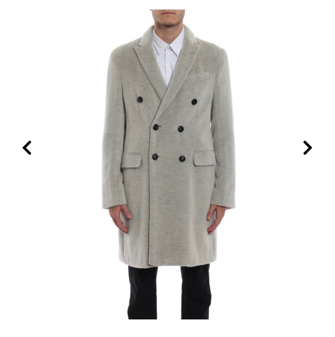 EMPORIO ARMANI Alpaca wool blend coat 상품이미지1