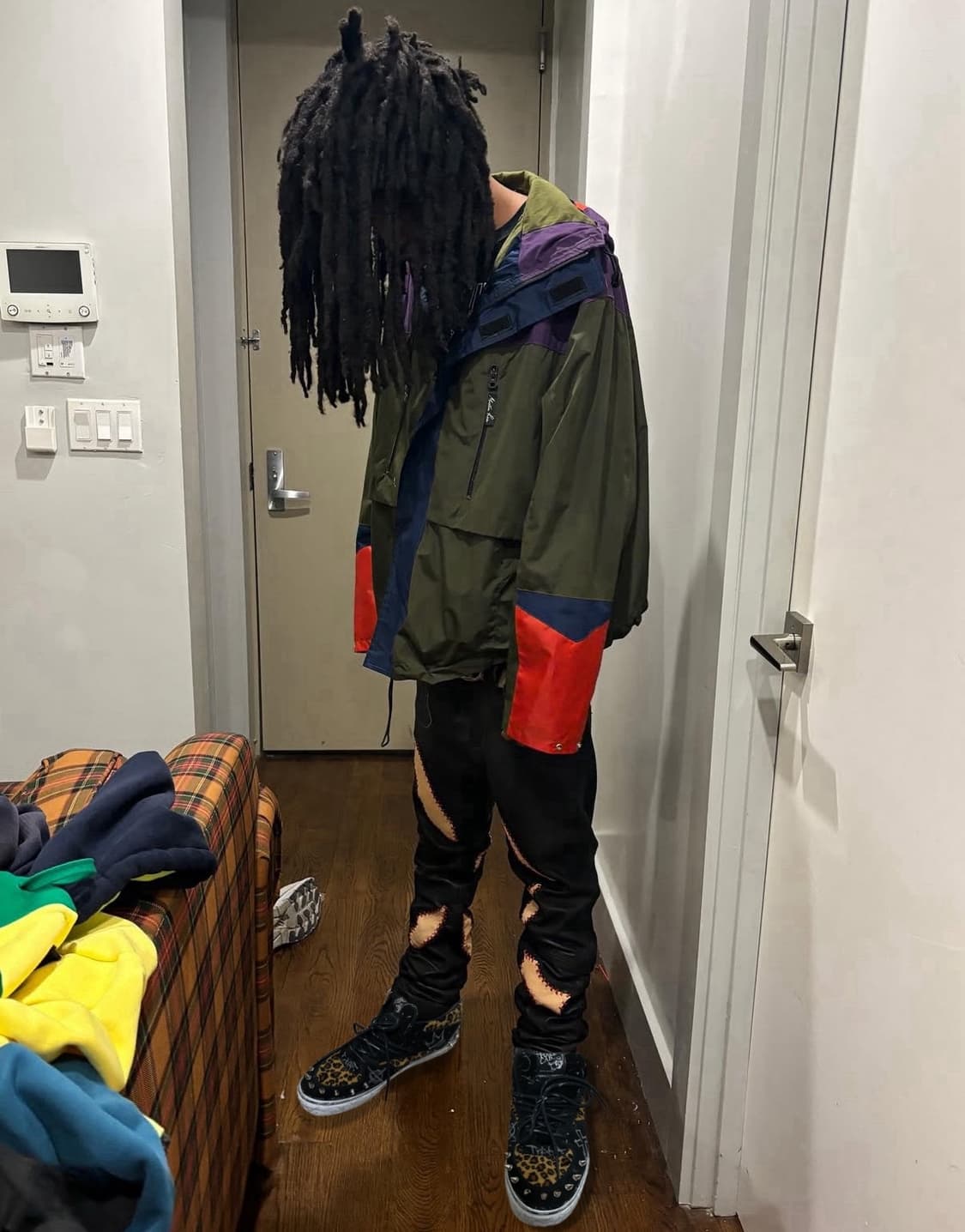 Revenge Madeo 디자이너 반스하프캡 레오파드 커스텀 슈즈 상품이미지1