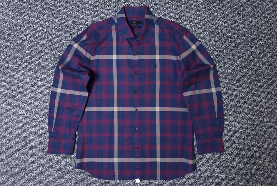 [무료배송][105]닥스 남성용 간절기 체크 셔츠 남방 상품이미지1