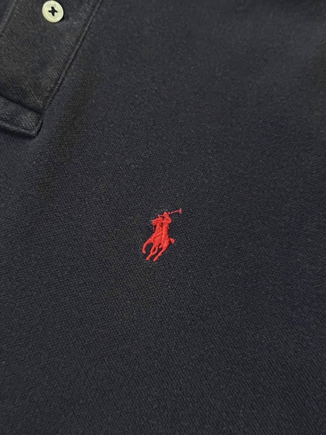 폴로 랄프로렌 카라 반팔 티셔츠 네이비 M  #csz3192 상품이미지4