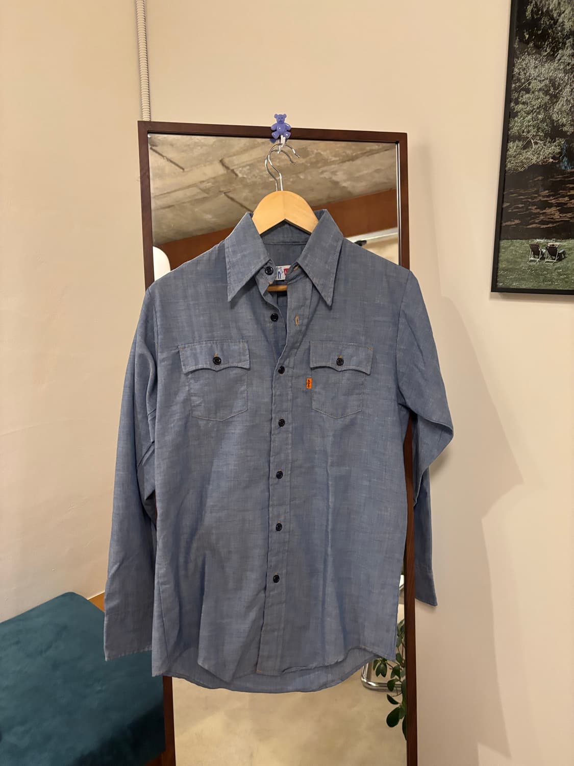 리바이스 오렌지탭 샴브레이셔츠 상품이미지1