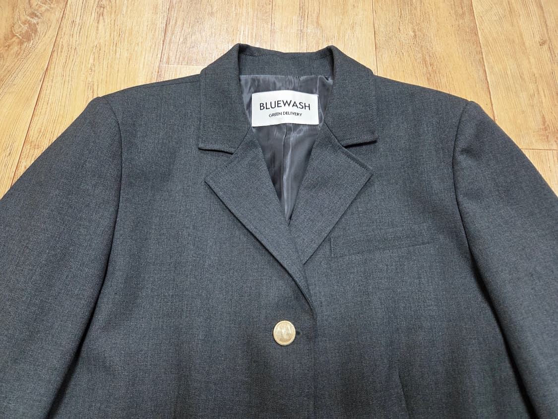 블루워시(BLW) 골드버튼 클래식 울자켓 55-66 상품이미지5