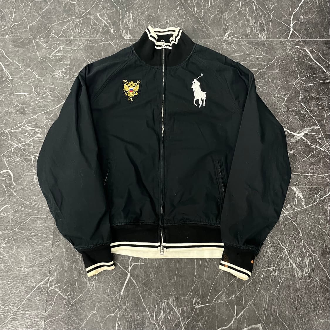 폴로랄프로렌 2010 빅포니 패치워크 투웨이 바시티  상품이미지4