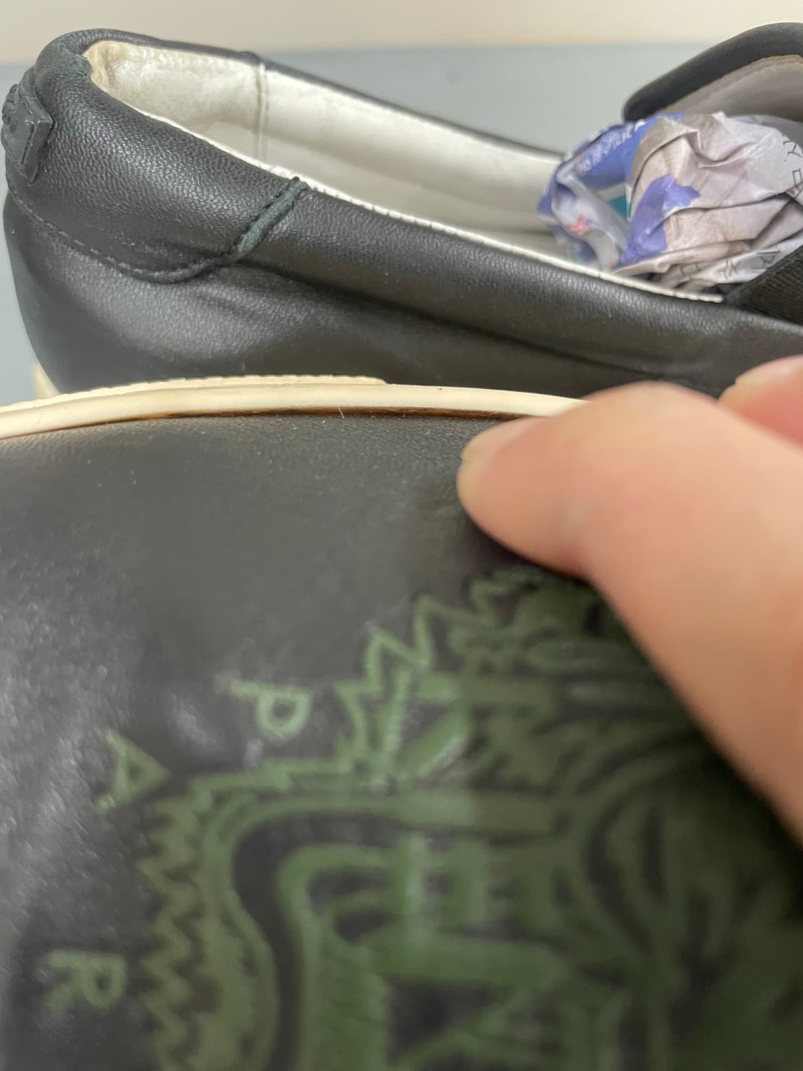 겐조 블랙 타이거 스웨이드 슬립온 35 상품이미지7