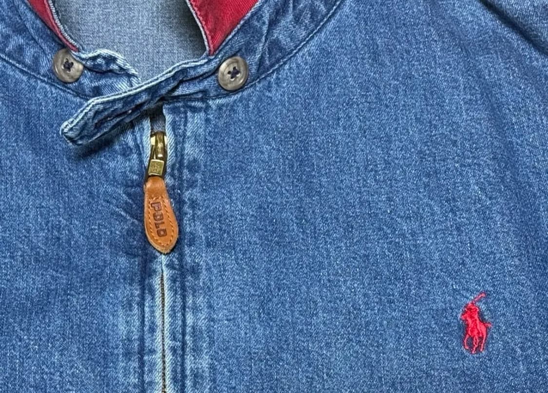 no.148 90s 폴로 데님 스윙탑 자켓 xxl 상태s급 상품이미지4