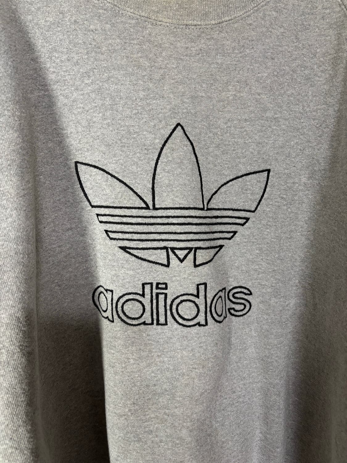 90s USA adidas 아디다스 빈티지 트레포일 스웻셔츠 빈티지 상품이미지3