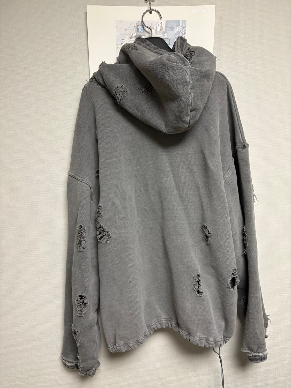 떠그클럽 락 후드 그레이 상품이미지2