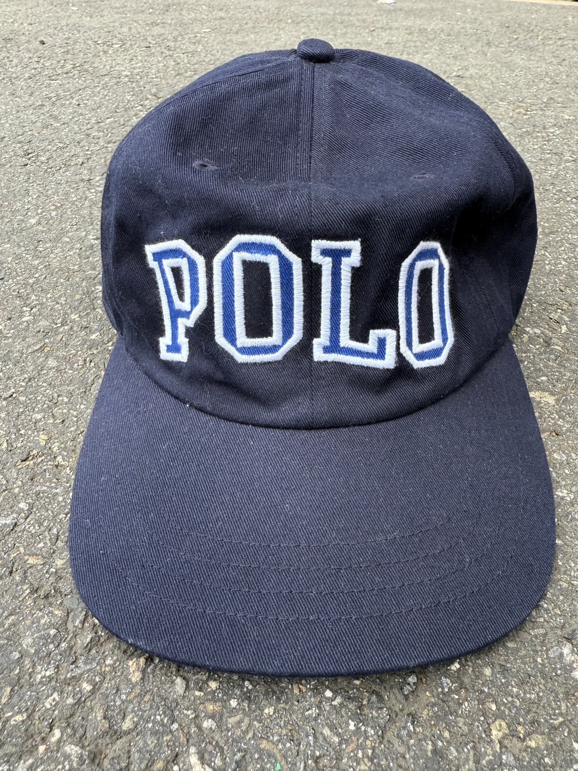 90s Polo sports 아플리케 빅로고 피티드캡 폴로 빈티지 캡 상품이미지1