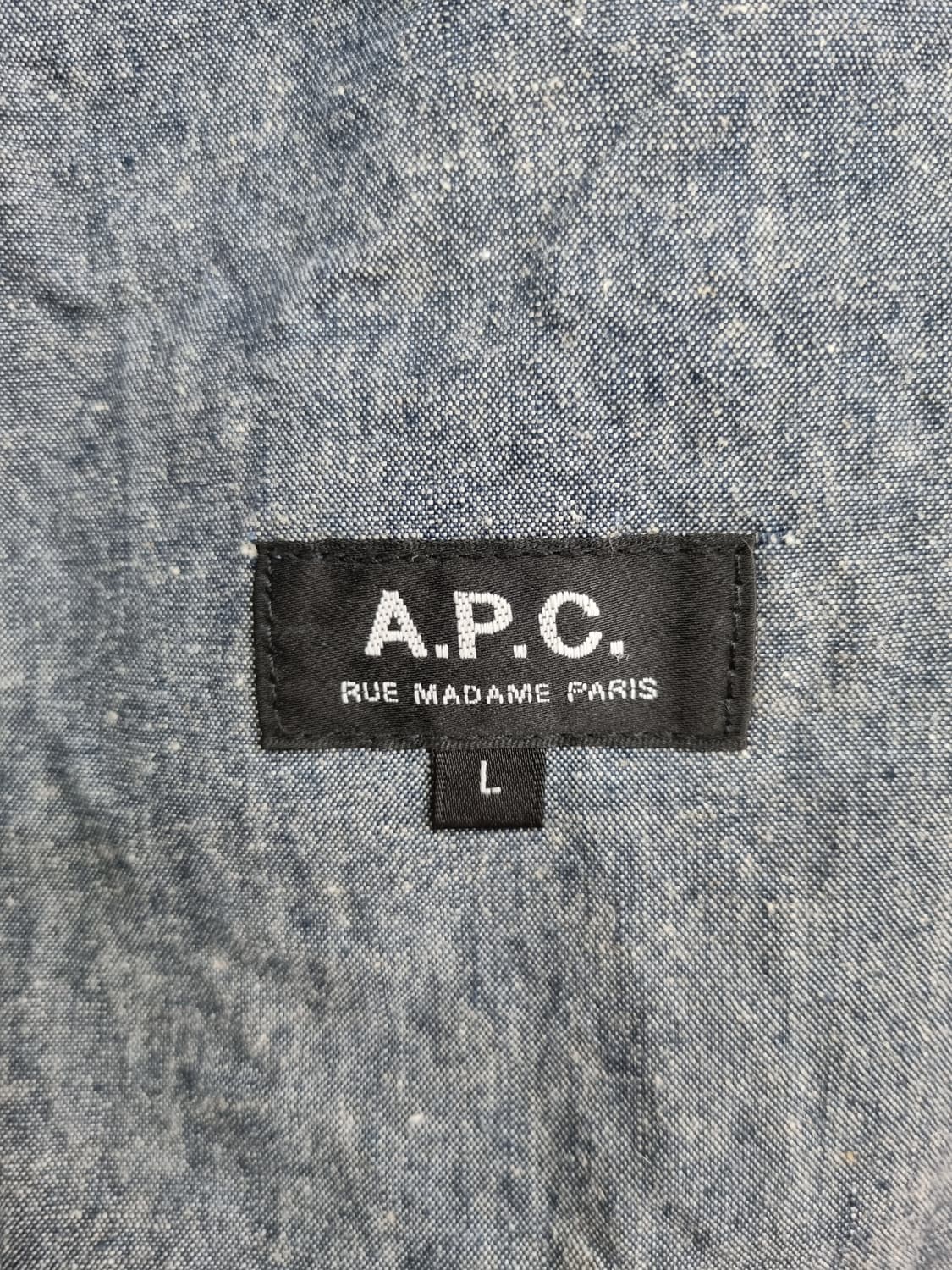 A.P.C 아페쎄 샴브레이 헤링턴 자켓 상품이미지3