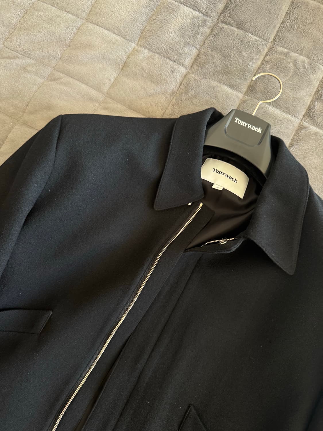 토니웩 버진 울 크롭 블루종 (XL) (택 제거 새상품) 상품이미지1