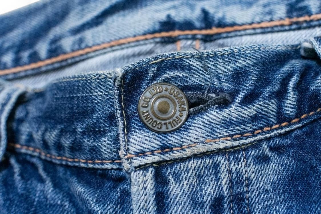 풀카운트 lot.1108 워시드 데님 w33 상품이미지4