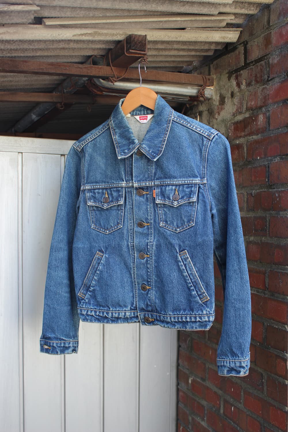 90s Levis70696 Orange Tab 3rd Trucker 상품이미지2