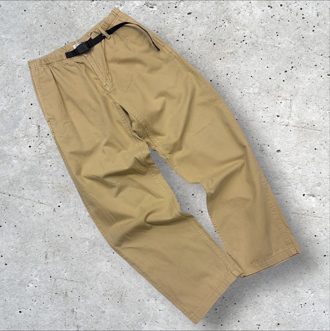 [M] 그라미치 Gramicci 카키색 벨트 면바지 팬츠 C773 상품이미지1