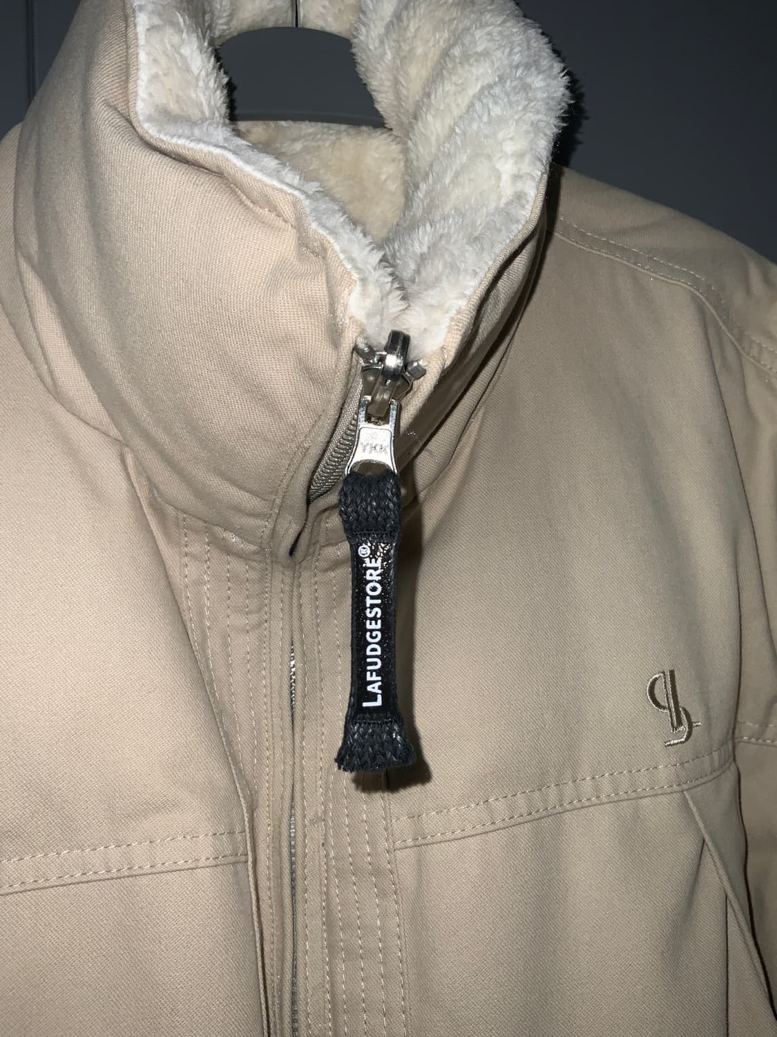 라퍼지스토어 리버시블 쉬링 무톤 몬스터 패딩 S 상품이미지4