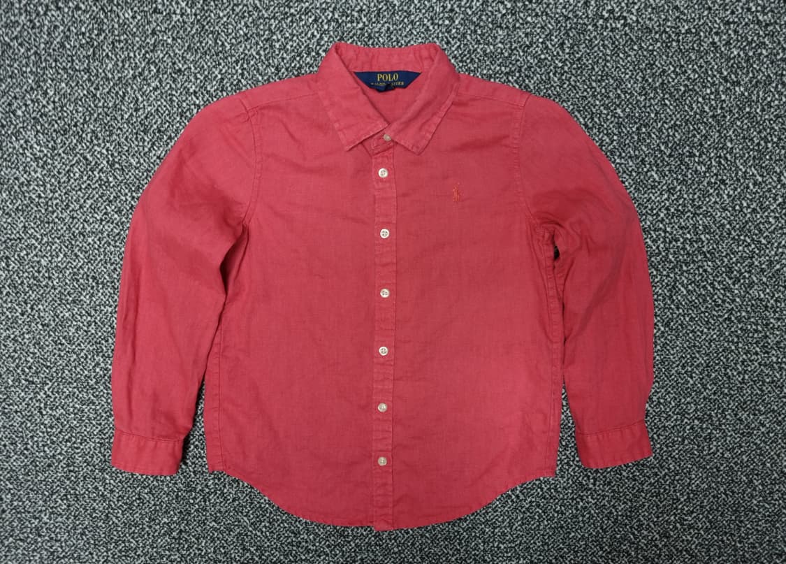 [무료배송][120]폴로 키즈 린넨 셔츠 남방 상품이미지1