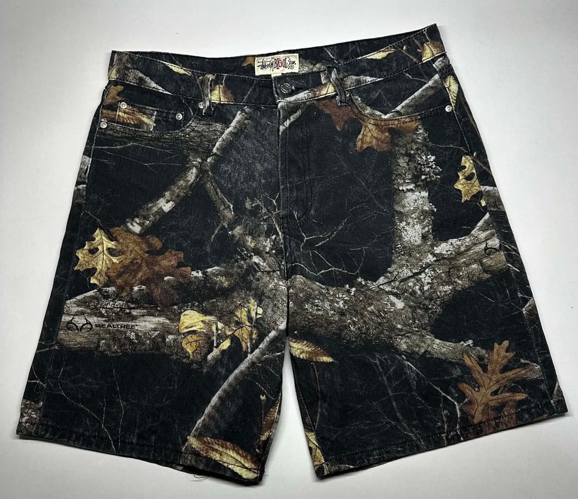 Stussy 빅사이즈 카모 반바지 L/34 상품이미지1